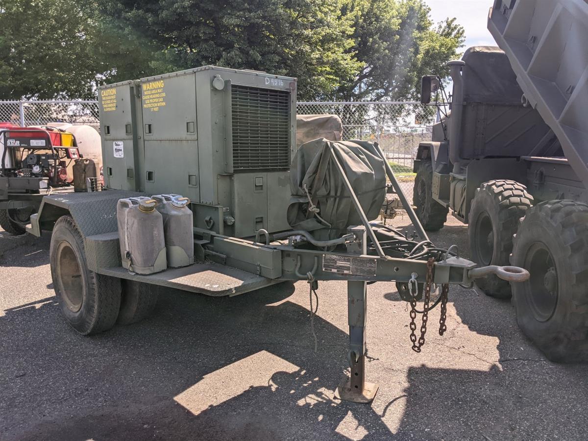 Diesel Engine Powered 30 KW Generator on 2.5 Ton Trailer Chassis